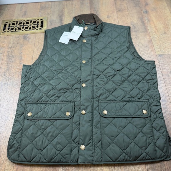 Barbour Other - Barbour Lowerdale Quilted Gilet Vest Men's XL Sage Green NWT